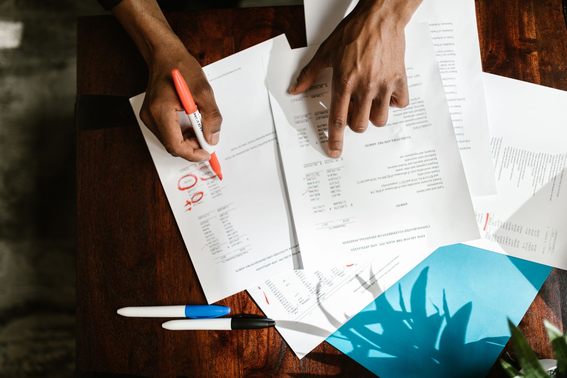 bilan comptable papier
