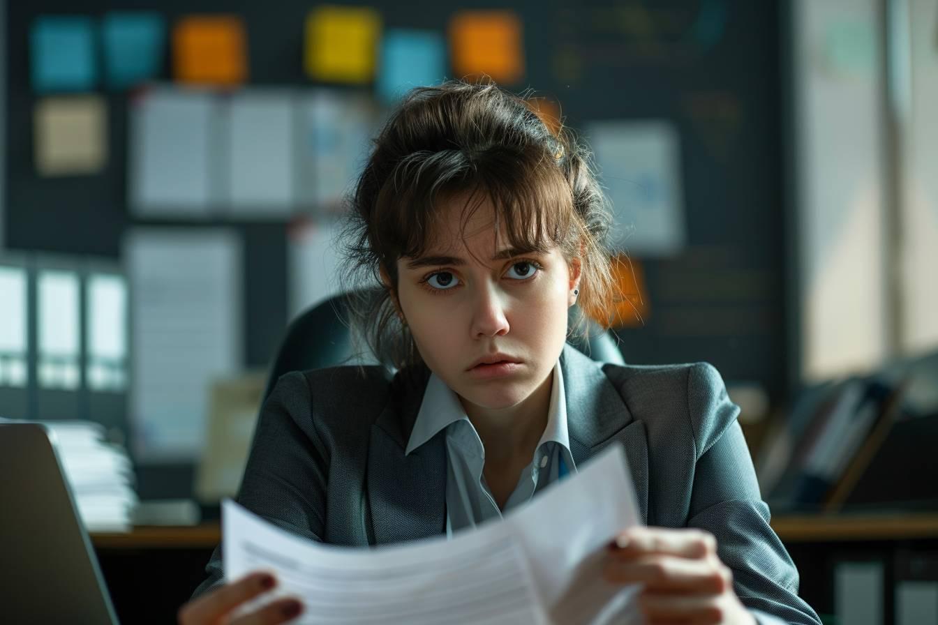 Dossier de contrat de sécurisation professionnelle avec documents administratifs et calcul de préavis